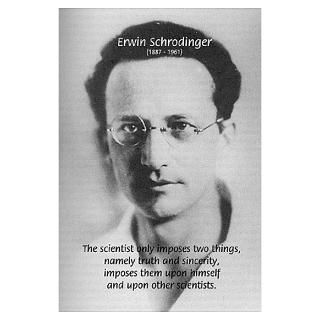 Wall Art  Posters  Erwin Schrodinger Truth Poster