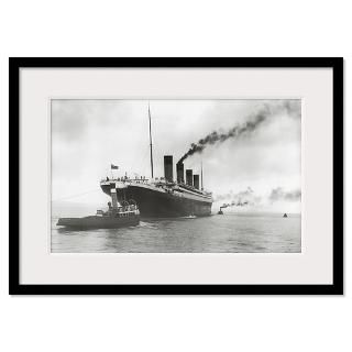 Titanic ready for her maiden voyage, 02 April 1912 Framed Print