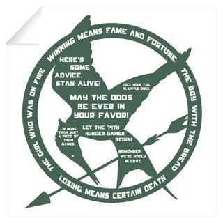 Wall Art  Wall Decals  Hunger Games Quotes Wall Art