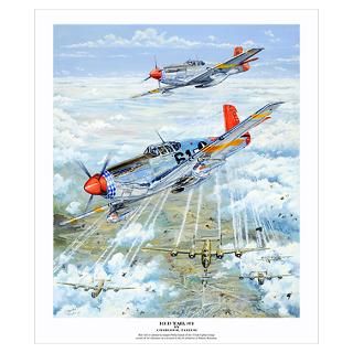  Wall Art  Posters  Tuskegee Airman P 51 Mustang Poster