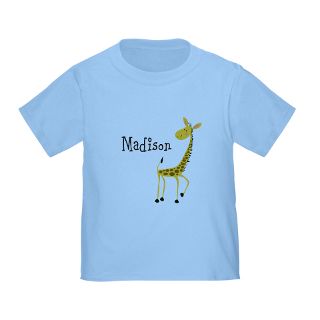 Baby Giraffe Gifts  Baby Giraffe T shirts  Custom Name Giraffe T