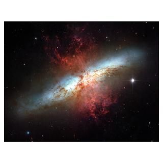 Wall Art  Posters  Starbust Galaxy M82 Poster