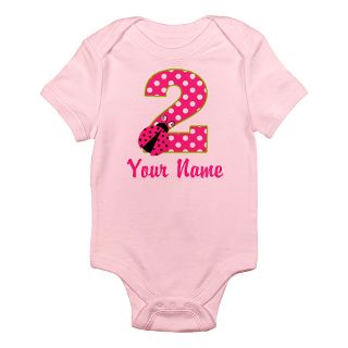 2Nd Gifts  2Nd Baby Clothing  2nd Birthday Ladybug Pink Green