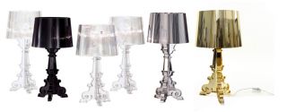 Kartell Bourgie Clear Transparent Table Lamp Light Shade DIA25CM H50CM