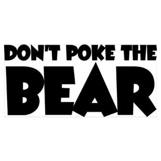 Wall Art  Posters  Dont Poke Bear Poster