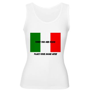 Green White Red Gifts  Green White Red Tank Tops  Personalized