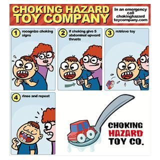 Wall Art  Posters  choking   first aid Poster