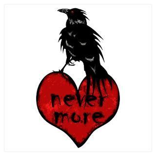 Wall Art  Posters  Nevermore Raven Poster