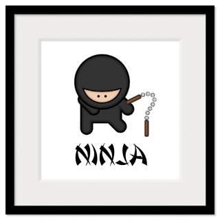 Cartoon Ninja Framed Prints  Cartoon Ninja Framed Posters