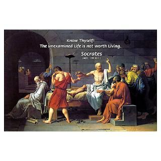 Wall Art  Posters  Know Thyself Socrates Quote