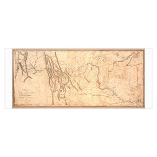 Wall Art  Posters  Map of Lewis and Clarks