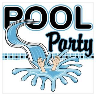 Pool Party Birthday Invitations  Pool Party Birthday Invitation