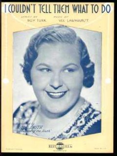 CouldnT Tell Them What to do 1933 Kate Smith