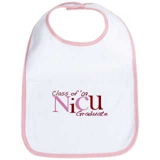 2009 Baby Gifts  2009 Baby Baby Bibs  NICU Graduate 2009 (Pink