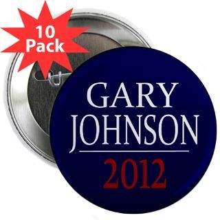 2012 Gifts  2012 Buttons  Gary Johnson 2012 2.25 Button (10 pk)