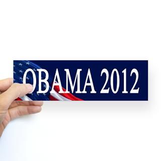 Bumper Stickers  Obama 2012 Sticker (Bumper