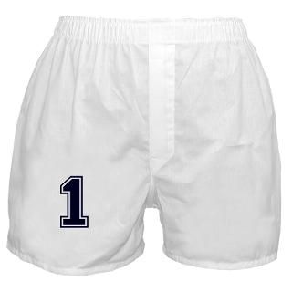 NUMBER 1 FRONT Boxer Shorts for $16.00