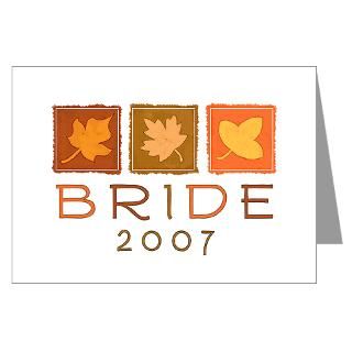 Fall Bride 2007 Greeting Cards (Pk of 10)