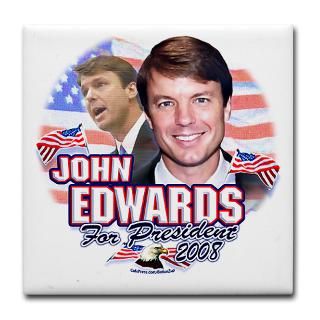 John Edwards 2008 Tile Coaster for $12.50