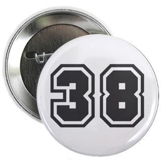 38 Gifts  38 Buttons  Number 38 2.25 Button