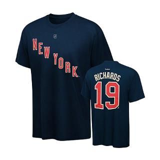 Brad Richards Navy Reebok Name and Number New York Rangers T Shirt