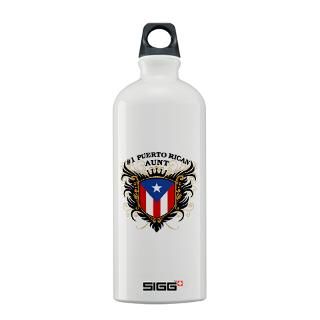 Number One Puerto Rican Aunt Sigg Water Bottle for $30.00