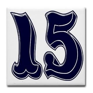 Jersey Number 15 Drink Coasters  Buy Jersey Number 15 Beverage