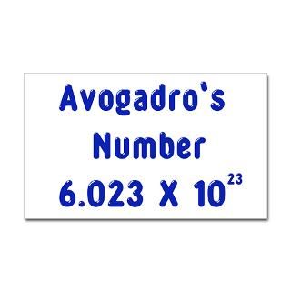 Chemistry Avogadros Number Rectangle Sticker by yoadrienneaz
