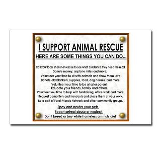 support animal rescuePostcards (Package of 8)  Slogans of Love