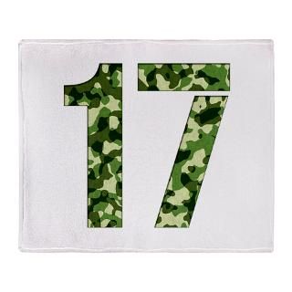 Number 17 Camo Stadium Blanket for $59.50