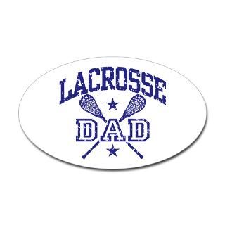 Lacrosse Dad Oval Decal for $4.25