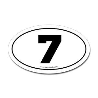 Numbers   Euro Oval Number Stickers  AutoOvals