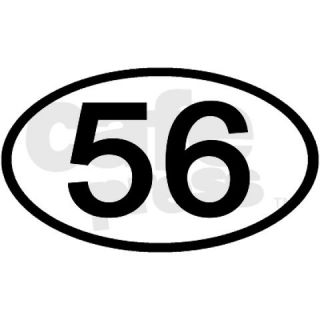 Gifts  56 Kitchen and Entertaining  Number 56 Oval Tile Coaster