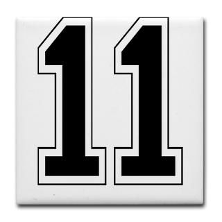 Jersey Number 11 Drink Coasters  Buy Jersey Number 11 Beverage