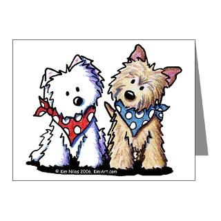 Gifts  Note Cards  Westie & Cairn Terrier Note Cards (Pk of 10)