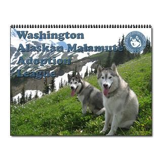 WAMAL Malamute Rescue Home Office  WAMAL 12 Month Wall Calendar