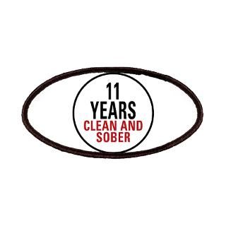 11 Years Clean & Sober Patches for $6.50