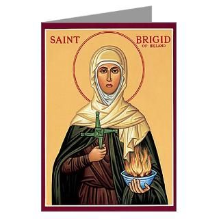 Greeting Cards  St. Brigid of Ireland Christmas Cards (Pk of 10