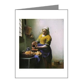 Art Gifts  Art Note Cards  Vermeer Milkmaid Note Cards (Pk of 10)