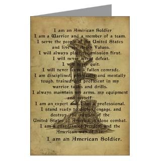 Greeting Cards  Soldiers Creed Greeting Cards (Pk of 10