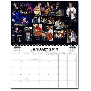 Concerts Home Office  Smooth Jazz Oversized Wall Calendar Version 12
