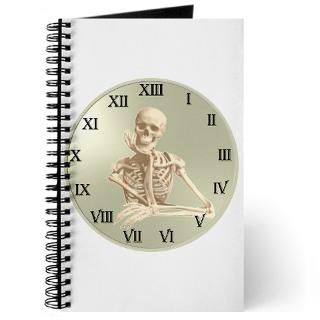 13 Hour Skeleton Clock Journal for $12.50