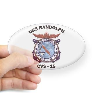 USS Randolph CV 15 Oval Decal for $4.25