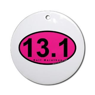 13.1 Gifts  13.1 Seasonal  13.1 Half Marathon Ornament (Round)