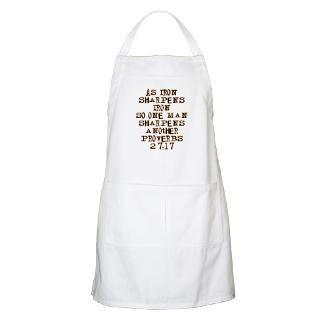 Gifts  Bible Kitchen and Entertaining  Proverbs 2717 BBQ Apron