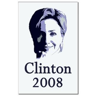 Clinton 2008 Portrait 11x17 Poster  Hillary Clinton for President