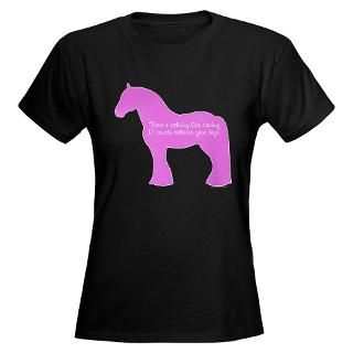  17 hands draft horses. Womens Dark T Shirt