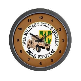 18th MP Iraqi Freedom Wall Clock for $18.00