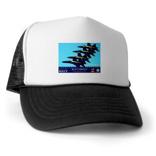 Blue Angels F 18 Hornet Trucker Hat