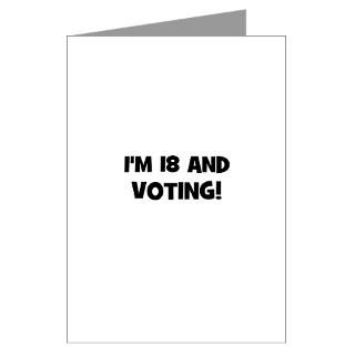 18 and Voting Greeting Cards (Pk of 10)